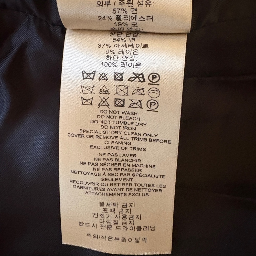 Burberry Brit Black Double-Breasted Trench Coat - Picture 16 of 16